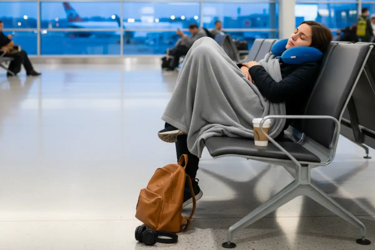 How to Sleep in Airports Safely and Comfortably