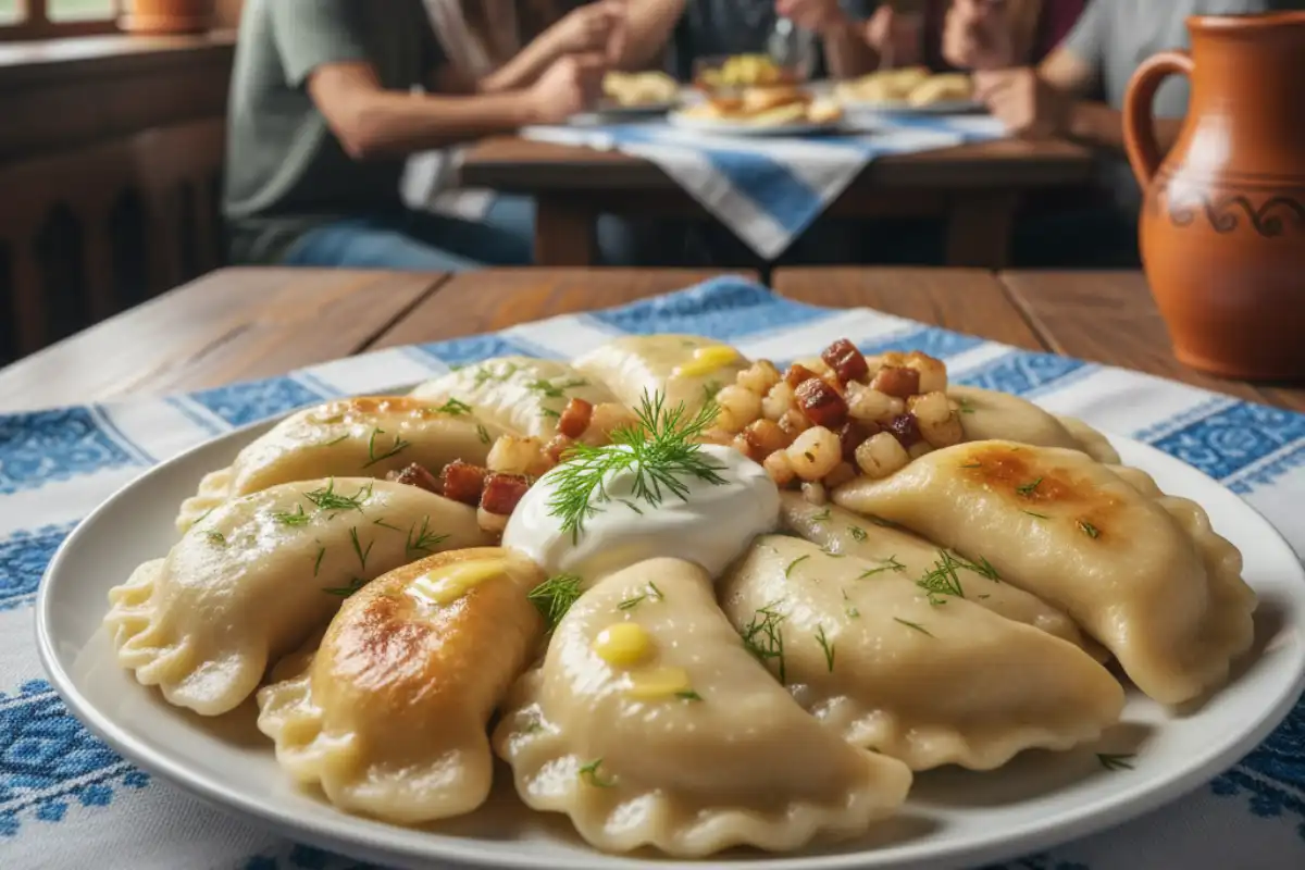 A photo of Ukrainian Varenyky