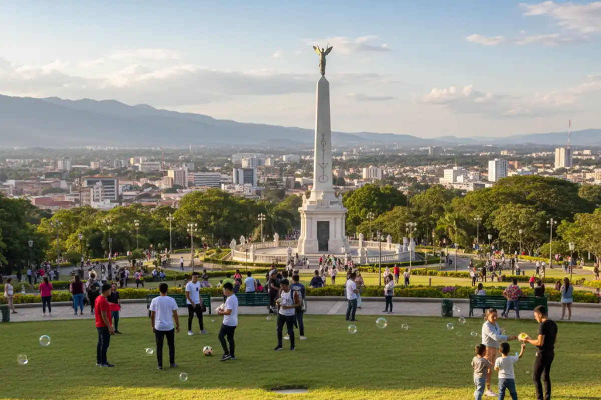 Parque Cerro Juana Lainez Tegucigalpa of Honduran.