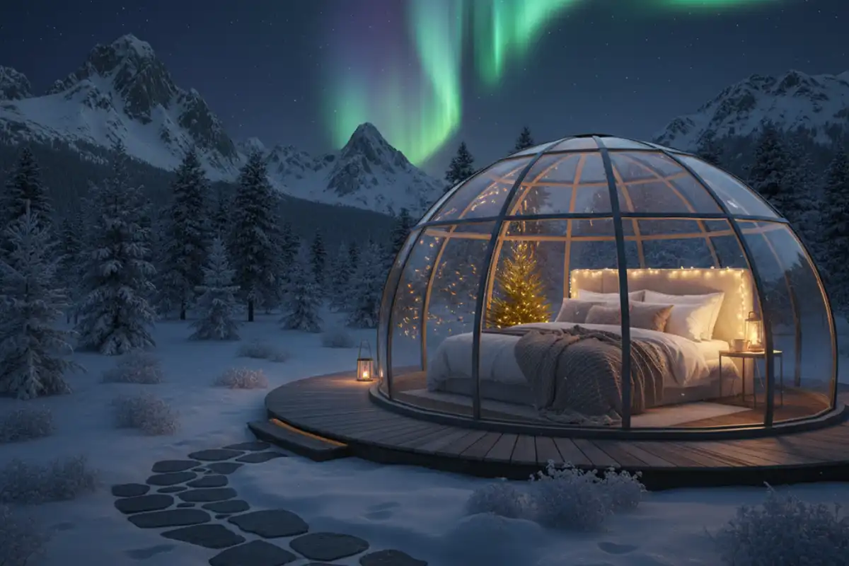 Heated igloo stays: Where to find them