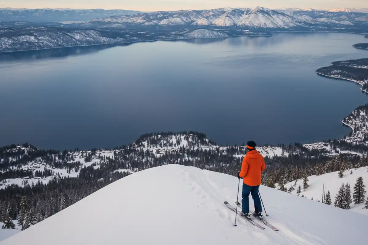 Lake Tahoe: Skiing with a View of the Lake