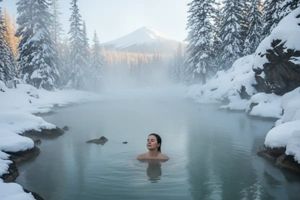 Hot spring destinations for winter wellness