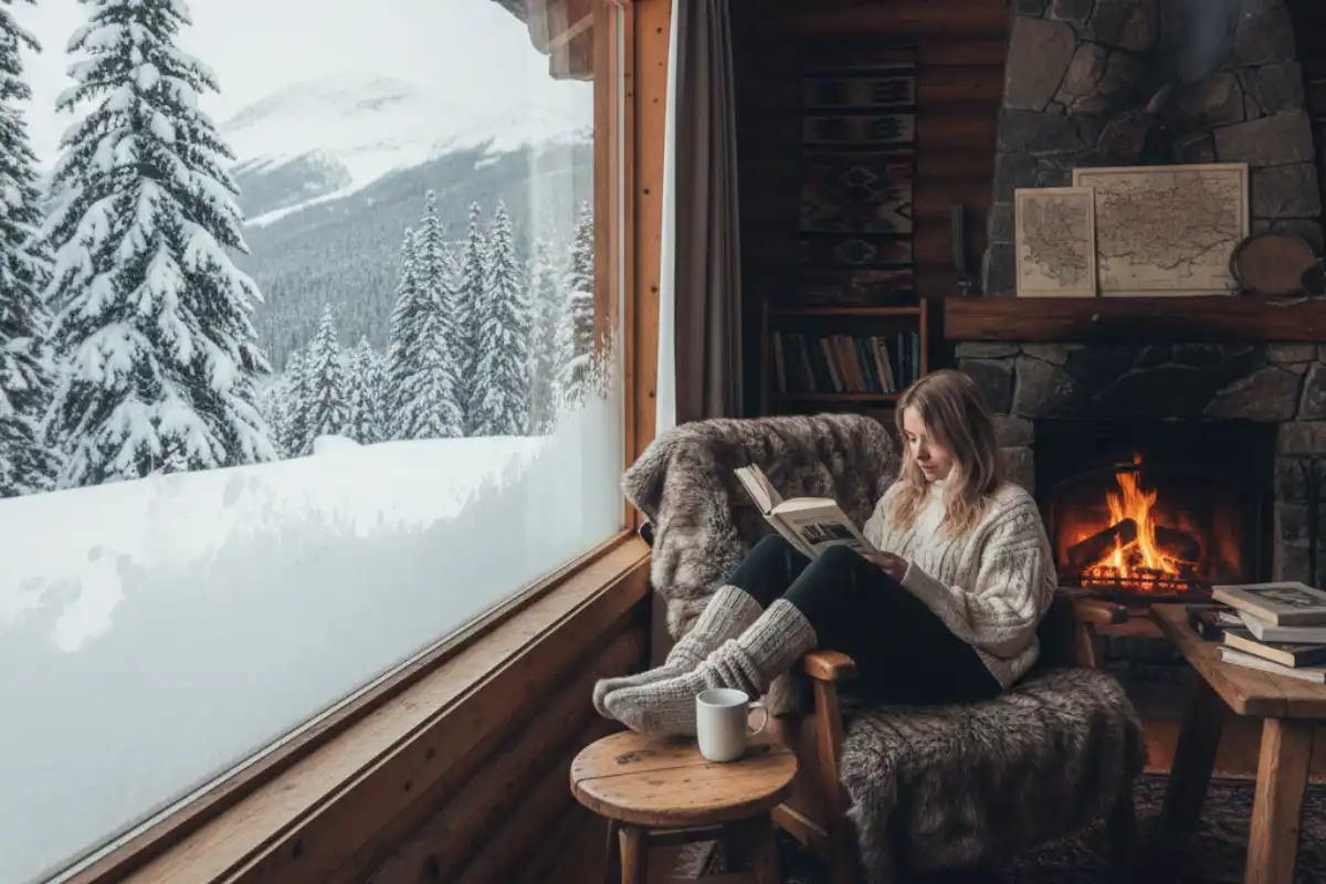 Winter travel for burnout recovery
