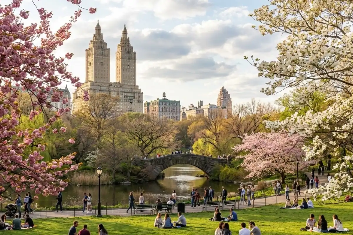 New York in Spring: Central Park Awakens