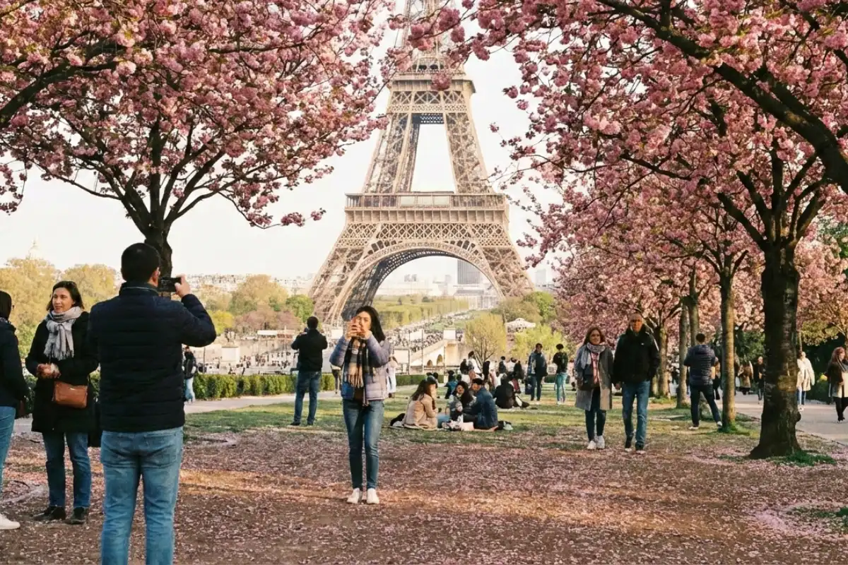 Paris in Spring: Romance and Blossoms