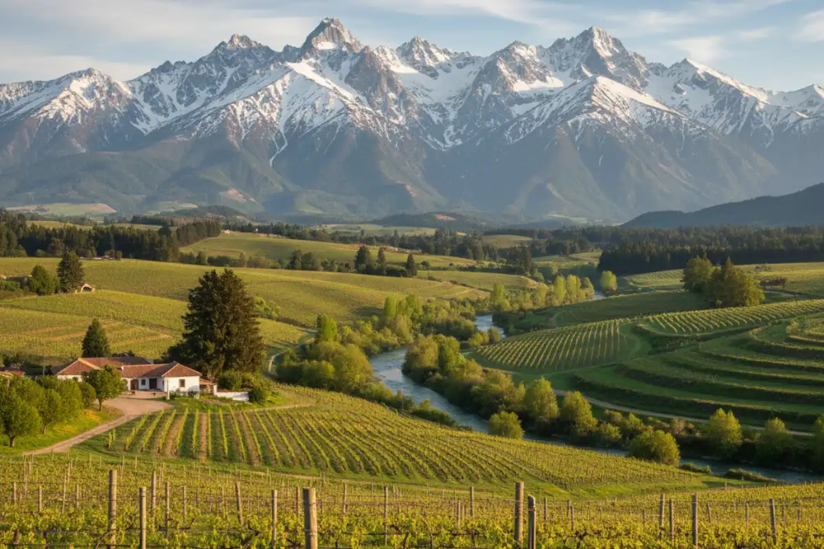 Chile in Springtime: Andean Landscapes and Vineyard Valleys