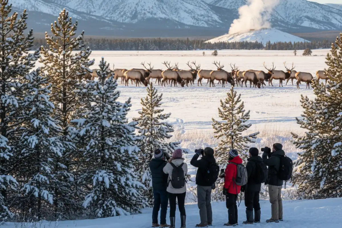 Winter wildlife conservation tours