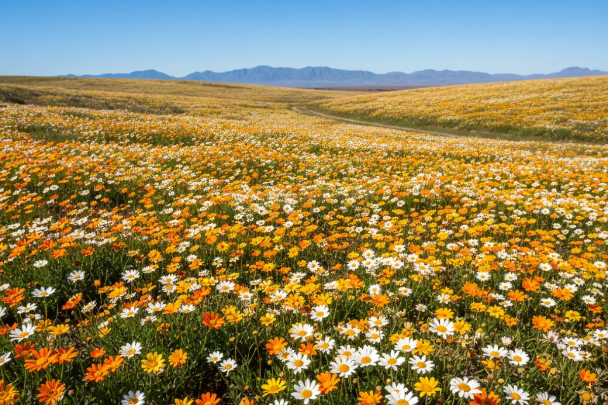 South Africa’s Spring Wonders: Wildflower Carpets and Safaris