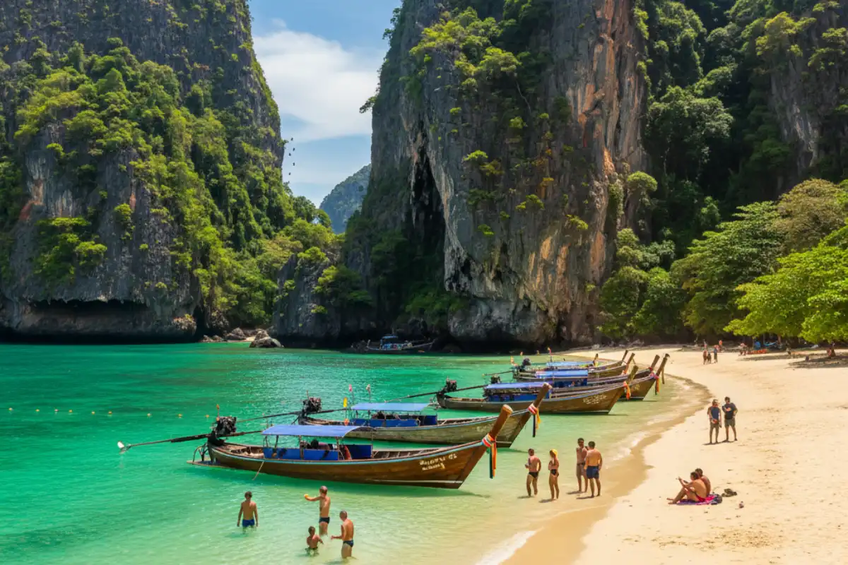 Krabi Limestone Cliffs and Beaches